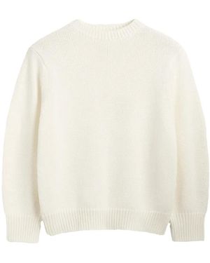 TOTEME Jersey Oversize De Punto Redondo - Blanco