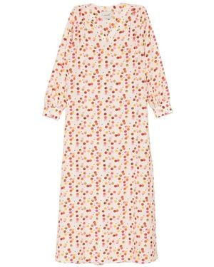 Bambah Robe Imprimée À Pois - Pink