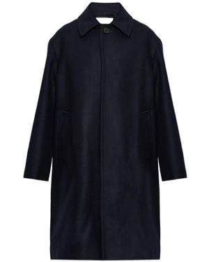 Studio Nicholson Ady Single-Breasted Coat - Blue