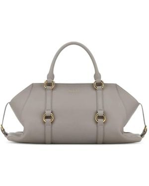 McQueen Bolso De Mano Farringdon Mediano - Gris