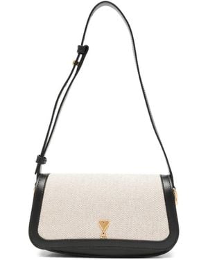 Ami Paris Borsa A Spalla Ami De Coeur - Bianco