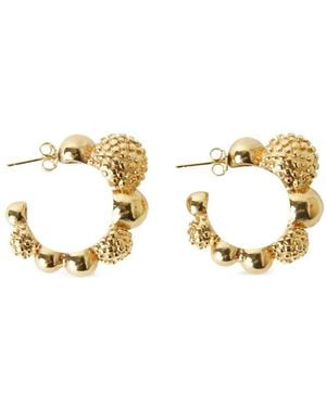 Paola Sighinolfi Silvia Half Hoop Earrings - Metallic