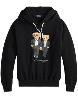 Polo Ralph Lauren プリント パーカー - ブルー