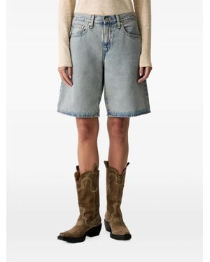 Levi's Washed Denim Shorts - Blue