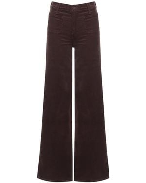 Mother The Patch Pocket Corduroy Pants - Purple