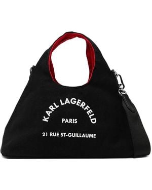 Karl Lagerfeld Krsg Sling Mini shoulder bag - Schwarz