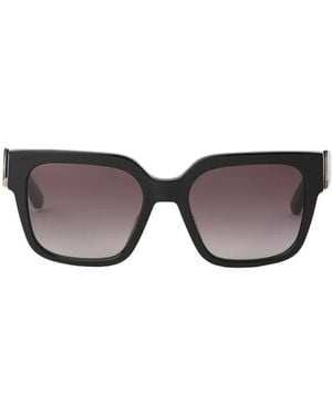 KARL LAGERFELD Monogram Square Sunglasses - Grey