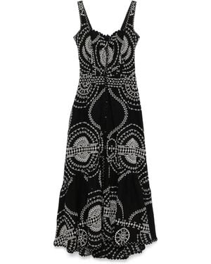 Charo Ruiz Greba Midi Dress - Black