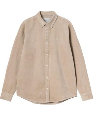 Carhartt Madison Long-Sleeve Shirt - Natural