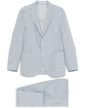 Eleventy Single-Breasted Suit - Blue