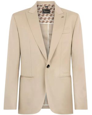 Billionaire Single-Breasted Blazer - Natural
