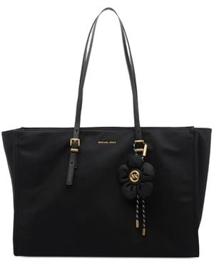 MICHAEL Michael Kors Medium Zadie Nylon Tote Bag - Black