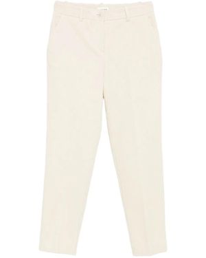 P.A.R.O.S.H. Corduroy Cotton Pants - White