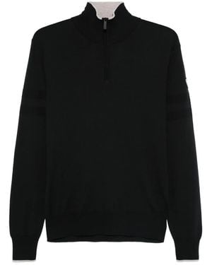 Rossignol Stripe Knit Jumper - Black