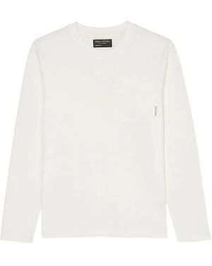 Marc O' Polo Long-Sleeve Pocket T-Shirt - White