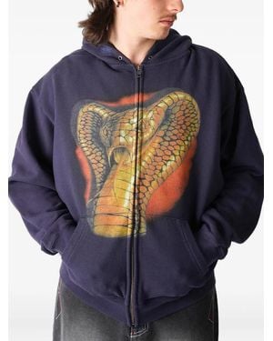 Yardsale Zip-Up Hoodie - Blue