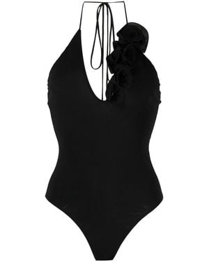 Magda Butrym フローラル トップ - ブラック