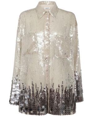 Aviu Sequin-Embellished Shirt - White