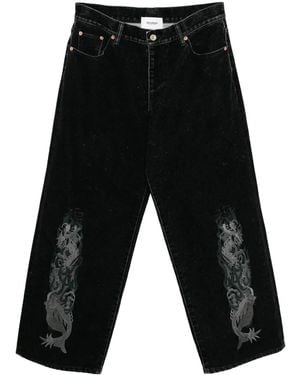 Doublet Vaqueros afelpados bordados - Negro