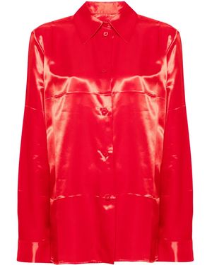 Jil Sander ダイアゴナル シャツ - レッド
