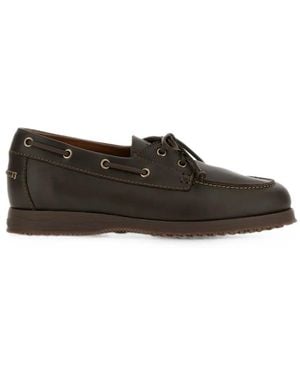 Hogan Klassische Segelschuhe Aus Leder - Braun