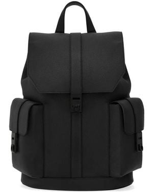 Ferragamo Leather Backpack - Black