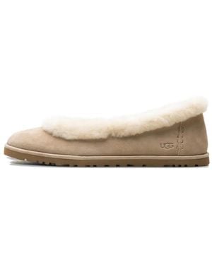 UGG Zora Logo-Detail Slippers - Weiß