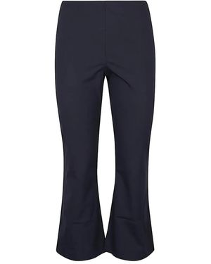 Liviana Conti Cropped Trousers - Blue