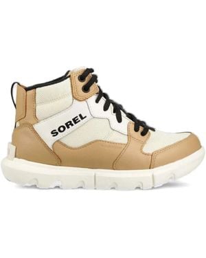 Sorel Zapatillas altas a paneles - Neutro