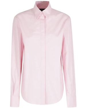 FEDERICA TOSI Concealed-Front Shirt - Pink
