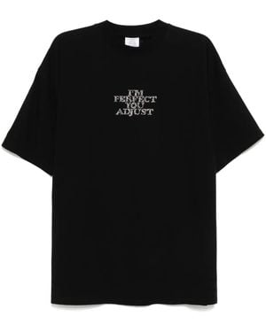 Vetements Cotton T-Shirt - Black