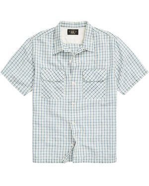 RRL チェック シャツ - ブルー
