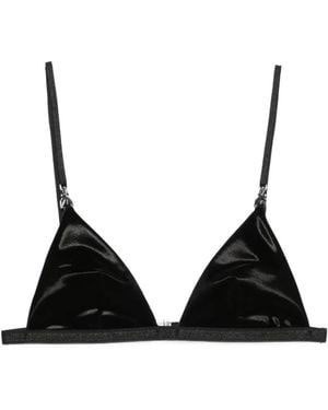 Patrizia Pepe Triangle Bra - Black