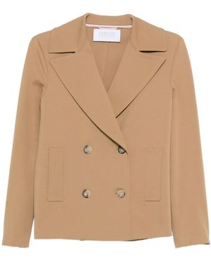Harris Wharf London Double-Breasted Jacket - Natural