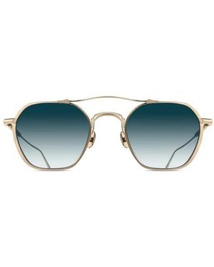 Matsuda Sonnenbrille Mit Eckigem Gestell - Blau