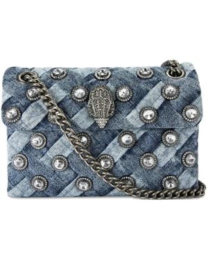 KG by Kurt Geiger Kensington ビジュートリム チェーンバッグ ミニ - ブルー