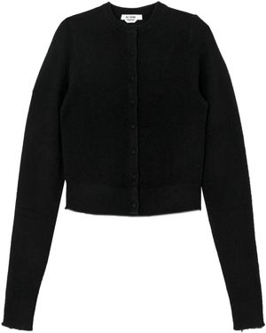 RE/DONE Cardigan Girocollo - Nero