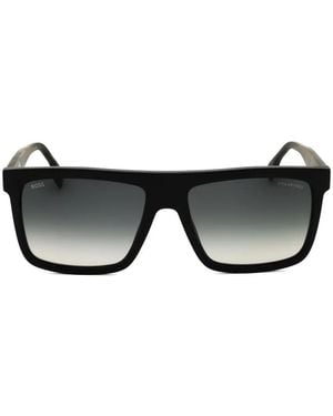 BOSS 1440/S Rectangle-Frame Sunglasses - Black