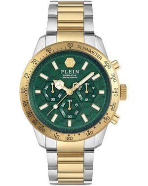 Philipp Plein Pleinmeter 44Mm Watch - Metallic