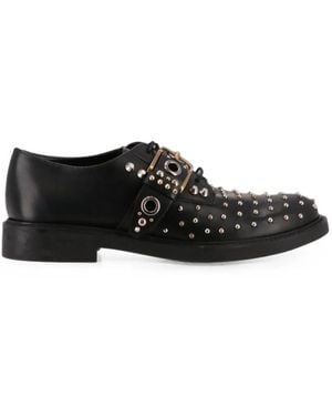 Tod's Derby-Schuhe Mit Nieten - Schwarz