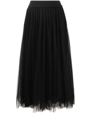 Fabiana Filippi High-waisted Tulle Skirt - Black