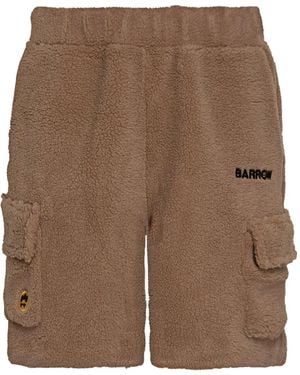 Barrow Fleece Cargo Shorts - Brown