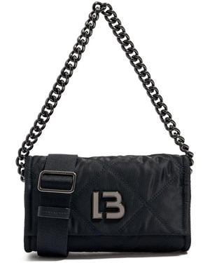 Bimba Y Lola Small logo-plaque crossbody bag - Nero