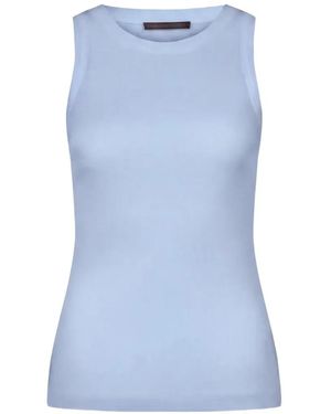 DRYKORN Top Olina De Canalé Sin Mangas - Azul