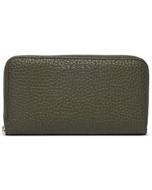 Orciani Large Zip-Around Wallet - Green