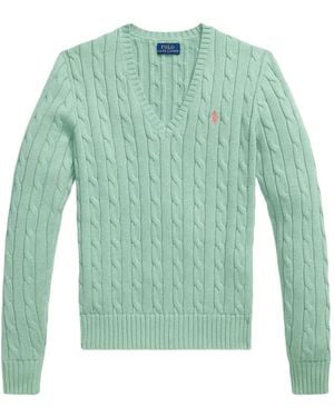 Polo Ralph Lauren Jersey Con Cuello En V - Verde