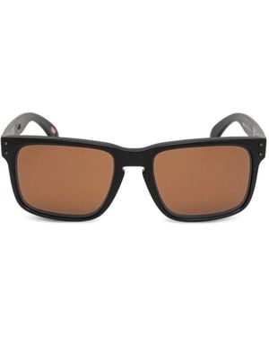 Oakley Lunettes De Soleil À Monture Carrée - Marron