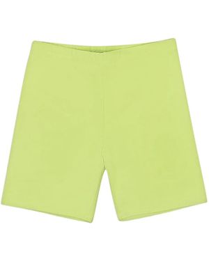 CALLIPYGIAN Elasticated Biker Shorts - Yellow