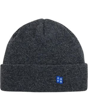 Adererror Wool-Blend Logo-Patch Hat - Blue