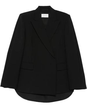 Sportmax Double-Breasted Blazer - Black